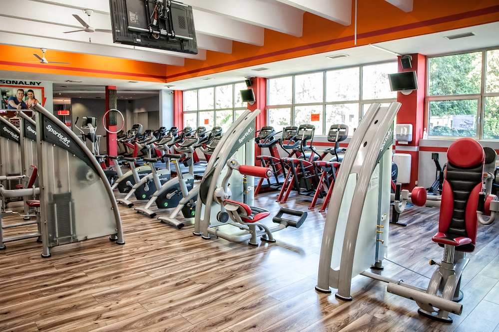 widok ogólny na siłownię